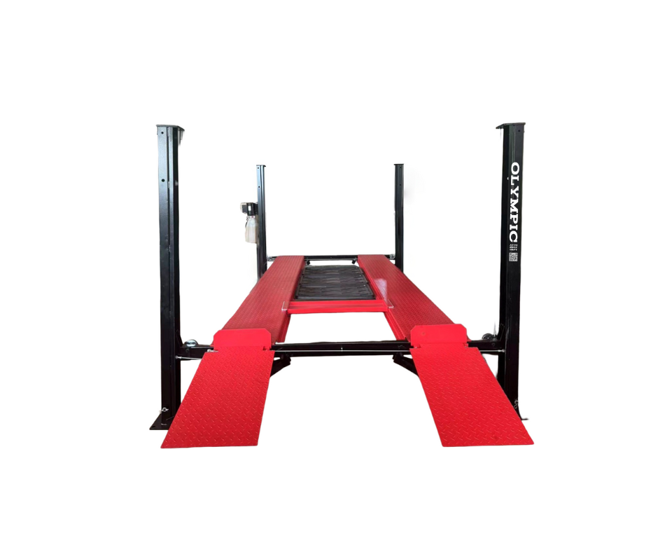 Olympic 4PHR-9X 9,000 lb. XLT High-Rise Car Storage Four Post Lift