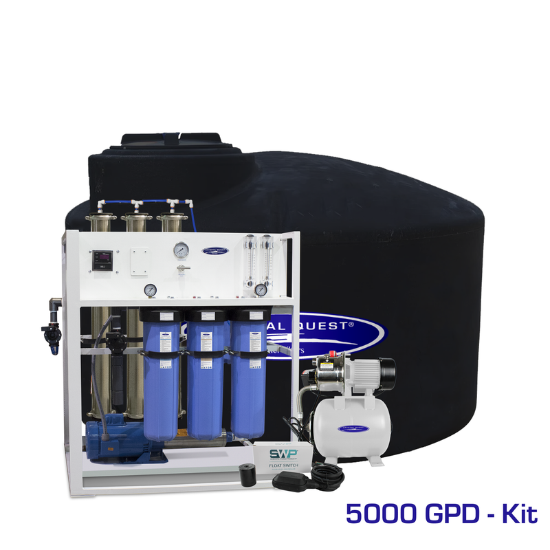 Commercial Mid-Flow Reverse Osmosis System (500-7000 GPD)