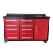 5.5ft Heavy Duty Mobile Workbench with Cabinet & 10 Drawers