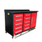 5.5ft Heavy Duty Mobile Workbench with Cabinet & 10 Drawers