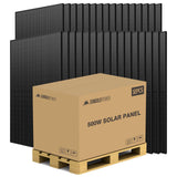 500W MONO BLACK PERC SOLAR PANEL FULL PALLET (32 PANELS) UL 61730  CEC Listed