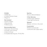 Aquaglide - 50/50 Log - Water Trampoline Attachments - 585221128