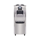 53" Freestanding 3-Flavors Commercial Soft Serve Yogurt Ice Cream Machine Maker With Auto Clean (SAK74031)