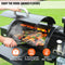 53" Heavy Duty Portable Wood Pellet BBQ Grill With Cart (SAK93641)