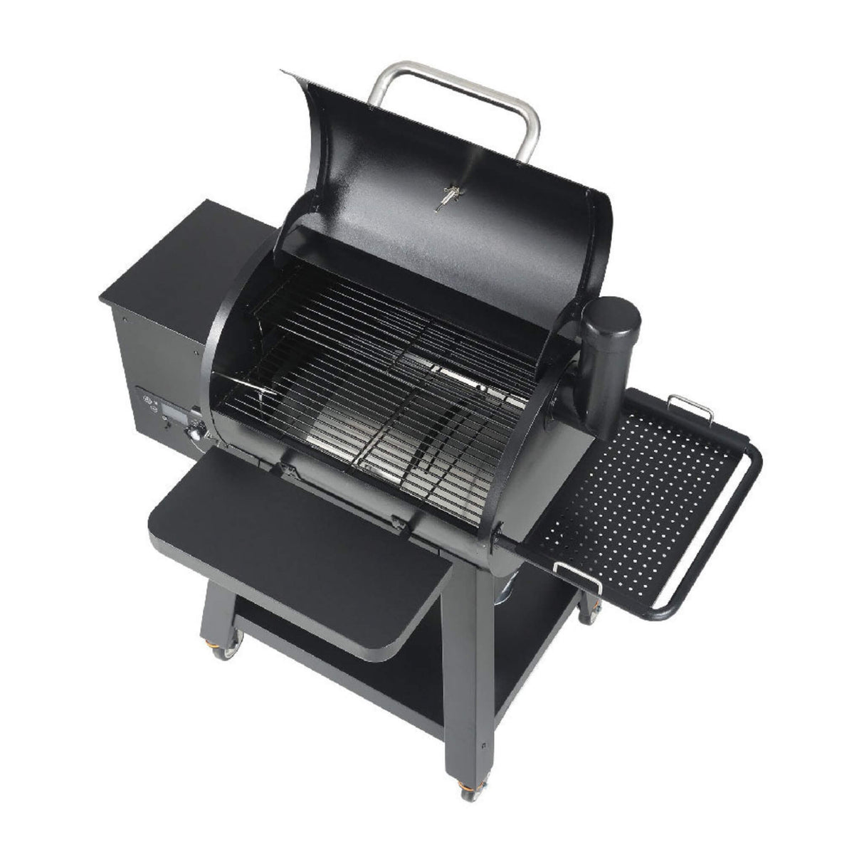53" Heavy-Duty Portable Wood Pellet BBQ Grill With Cart (SAK93641)
