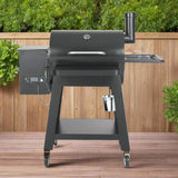 53" Heavy-Duty Portable Wood Pellet BBQ Grill With Cart (SAK93641)
