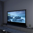 VIVIDSTORM S White Cinema Motorized Tension Floor Rising Projector screen– Classic Version