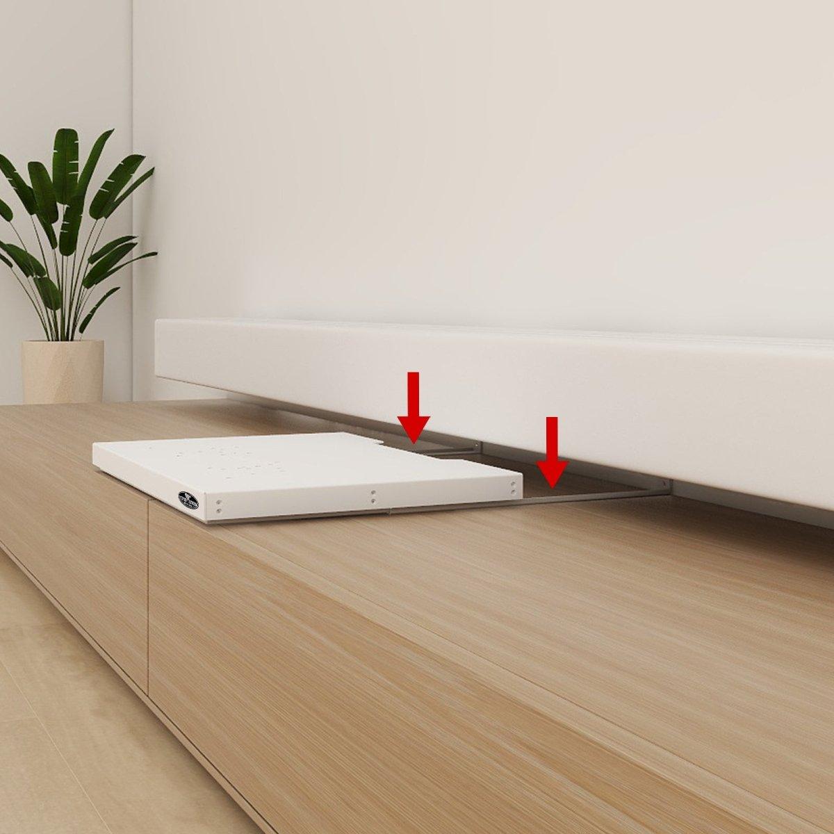 VIVIDSTORM S Pro Motorized Ultra Short Throw Projector Screen and Motorized Platform Combo