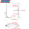 Katool Two Post Clear-floor Vehicle Lift 11,000lbs M110