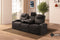 Valencia Oslo Luxury Console Home Theater Seating Console Row of 3 Dropdown Center, Onyx