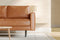 Valencia Varese Top Grain Leather Three Seats Sofa, Cognac