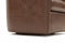 Valencia Riley Leather Swivel Accent Chair, Brown Color