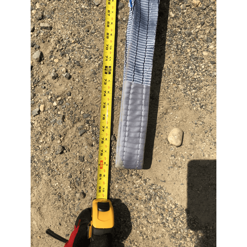 Greatbear 6.5ft Flat Eye and Eye - Type 3 Web Sling - 8000lb