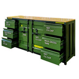 6.5ft Workbench Cabinet with 6 Drawers and 2 Cabinets