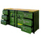 6.5ft Workbench Cabinet with 6 Drawers and 2 Cabinets