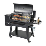 62" Heavy-Duty Portable Wood Pellet BBQ Grill With Cart (SAK91308)
