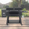 62" Heavy Duty Portable Wood Pellet BBQ Grill With Cart (SAK91308)