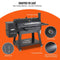 62" Heavy Duty Portable Wood Pellet BBQ Grill With Cart (SAK91308)