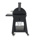 62" Heavy-Duty Portable Wood Pellet BBQ Grill With Cart (SAK91308)