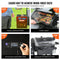 62" Heavy Duty Portable Wood Pellet BBQ Grill With Cart (SAK91308)