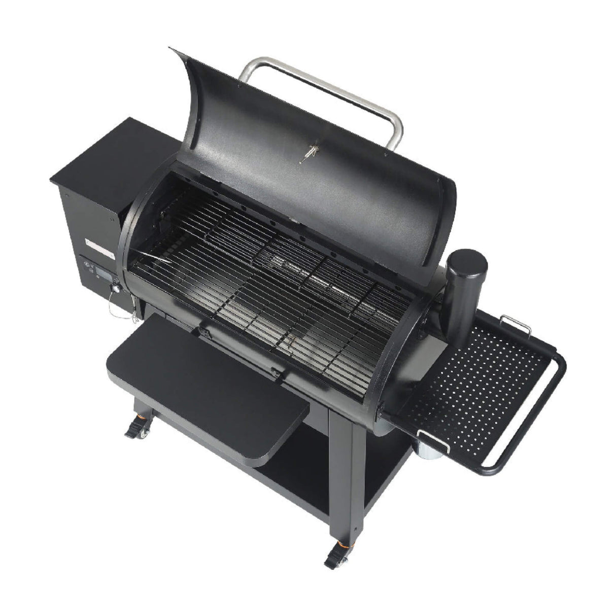 62" Heavy-Duty Portable Wood Pellet BBQ Grill With Cart (SAK91308)