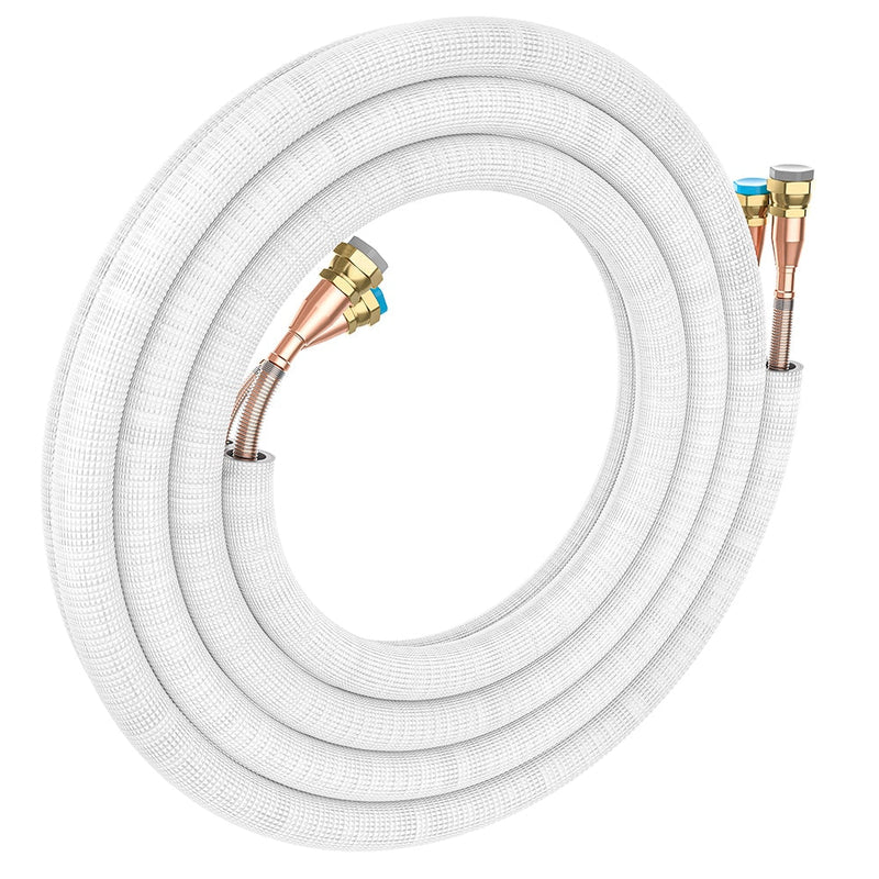 MRCOOL® 50 ft. 1/4in x 1/2in Pre-Charged Line-Set and DIY Pro Cable for DIY 9000, 12000 and 18000 BTU Systems - R-454B