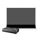 BUNDLE Optoma CinemaX D2 4K HDR UST 3D Laser Projector &VIVIDSTORM S PRO Electric Tension Floor Screen