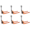 6 Pack of NobleLift Standard Duty Pallet Jack 5500 lbs Capacity 27''x48'' Forks