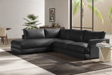 Serena Leather Sectional Sofa