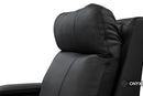 Valencia Piacenza Luxury Leather Home Theater Seating Row of 2, Onyx