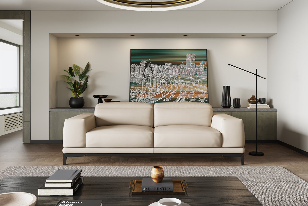 Valletta Leather Sofa