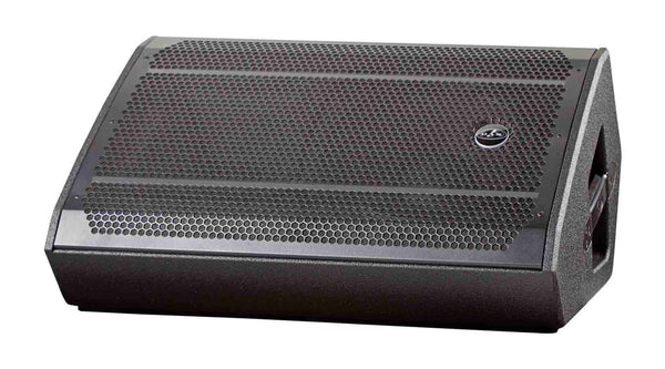 DAS Audio ACTION-M512A, Two-Way 12-Inch 1000W Powered Stage Monitor Speaker with DSP Processor - Black