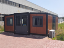 Amber Haven - 20' Expandable Container Home | 1 Bedroom, Full Bath, Kitchen, Dining + Living Room | 390 SF Tiny Home
