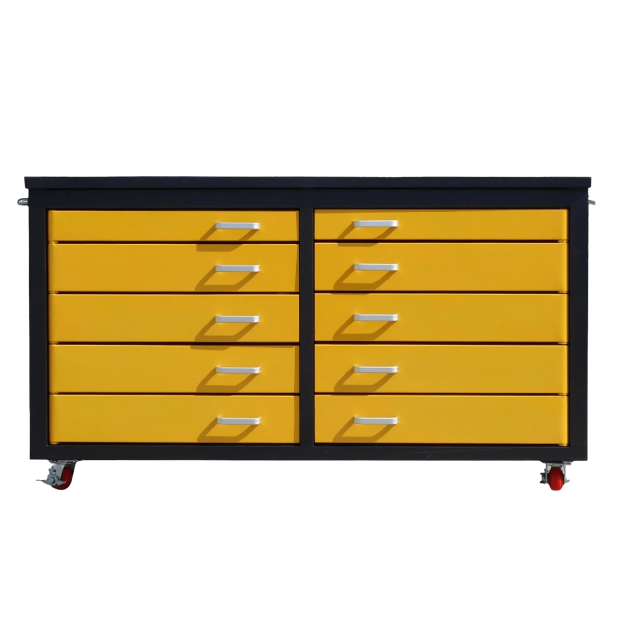 6ft Heavy Duty Mobile Workbench with 10 Drawers