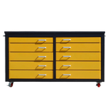 6ft Heavy Duty Mobile Workbench with 10 Drawers