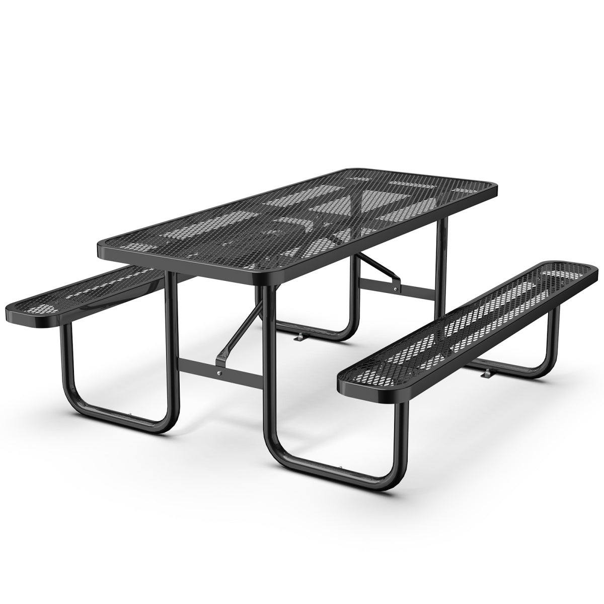 6 ft Metal Picnic Tables for Outdoors