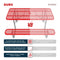 6ft Rectangle Picnic Table With Umbrella Hole