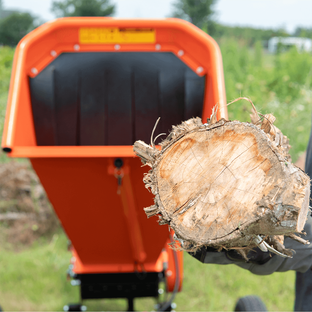 6" 14HP 429cc Cyclonic Drum Chipper Shredder (Electric Start)