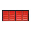 7ft Heavy Duty Garage Workbench Cabinet with 20 Drawers