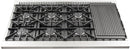 FORNO Appliance Package - 48" Gas Range, 48" Range Hood, 48" Refrigerator, AP-FFSGS6244-48-10