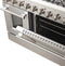 FORNO Appliance Package - 48" Gas Range and 60" Refrigerator, FBDL-005-01CAUS