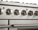 FORNO Appliance Package - 48" Gas Range, 60" Refrigerator, Microwave Drawer, Dishwasher, AP-FFSGS6244-48-26