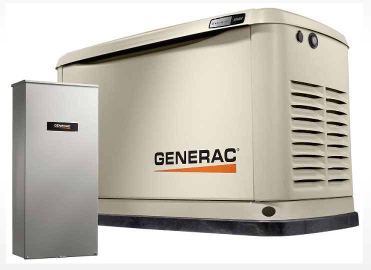 Generac Standby Generator, 18kW | With Whole House Switch | WiFi Enabled, Guardian Series