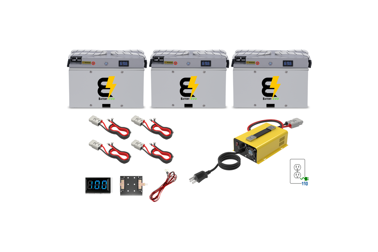 FALCON 72V 6.3kWh Lithium Battery 3x Kit