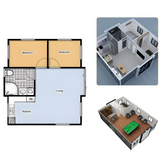 Ashen - 20' Expandable Container Home | 2 Bedroom, Full Bath, Kitchen, Dining + Living Room | 390 SF Tiny Home