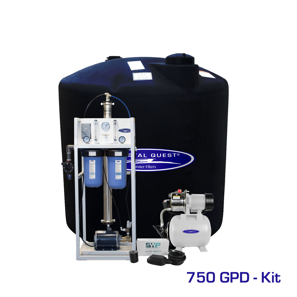 Commercial Mid-Flow Reverse Osmosis System (500-7000 GPD)