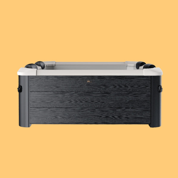 MSpa F-OS063W Oslo Supreme 6-Person Square Spa W/ LED Lights & Integrated App Control, 120 Jets (SAK93516)