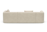 Jordyn Velvet Fabric Sectional Sofa