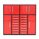 7ft Garage Storage Cabinet with 16 Drawers
