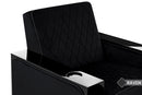 Valencia Naples Prestige Home Theater Seating Row of 2, Raven
